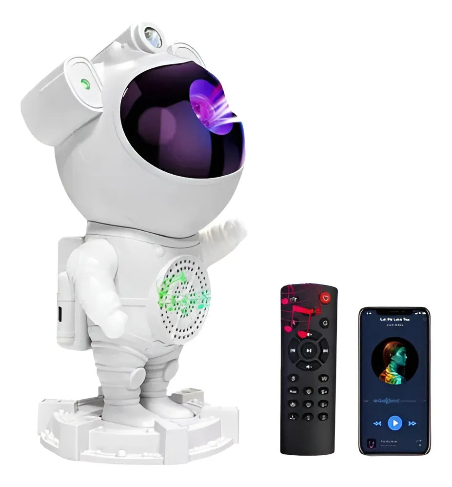 🧑‍🚀 Astronauta Proyector de Estrellas 🌌 Con Nebulosa, Control y Temporizador ⏰