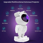 🧑‍🚀 Astronauta Proyector de Estrellas 🌌 Con Nebulosa, Control y Temporizador ⏰